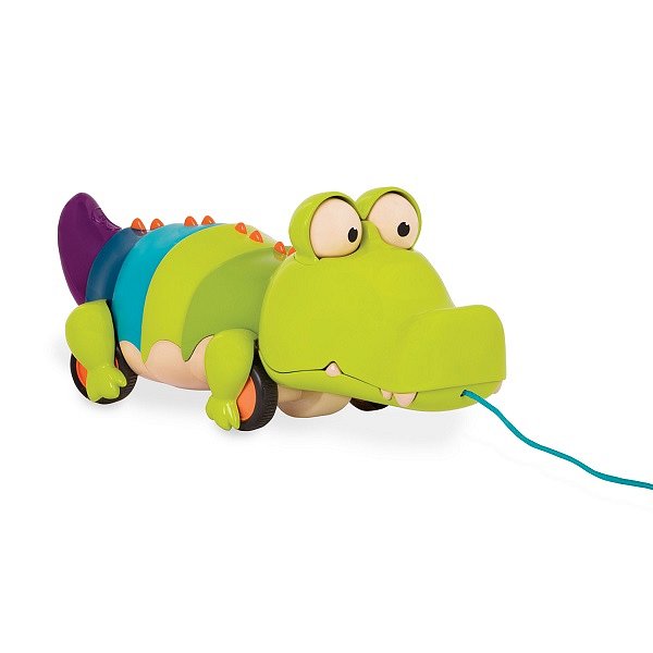 Uroczy krokodyl do ciągnięcia na sznurku b.toys to wyjątkowa zabawka dla maluszka.