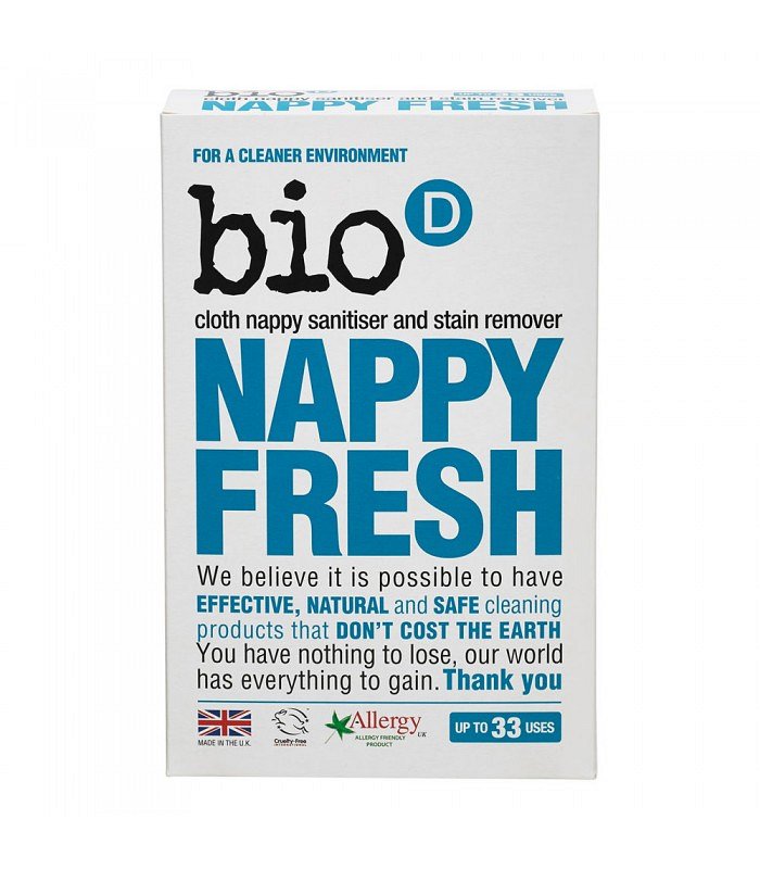 Nappy fresh antybakteryjny dodatek do prania pieluch 500g to idealny środek czyszczący dla niemowląt.